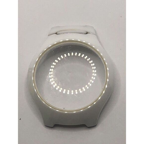 Michael Kors Watch Parts Case Only White Ceramic No Crystal 38mm GY390 - Picture 2 of 9
